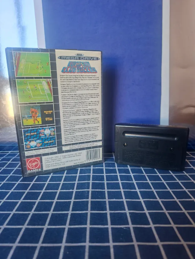 MEGADRIVE EUROPEAN CLUB SOCCER ORIGINAL