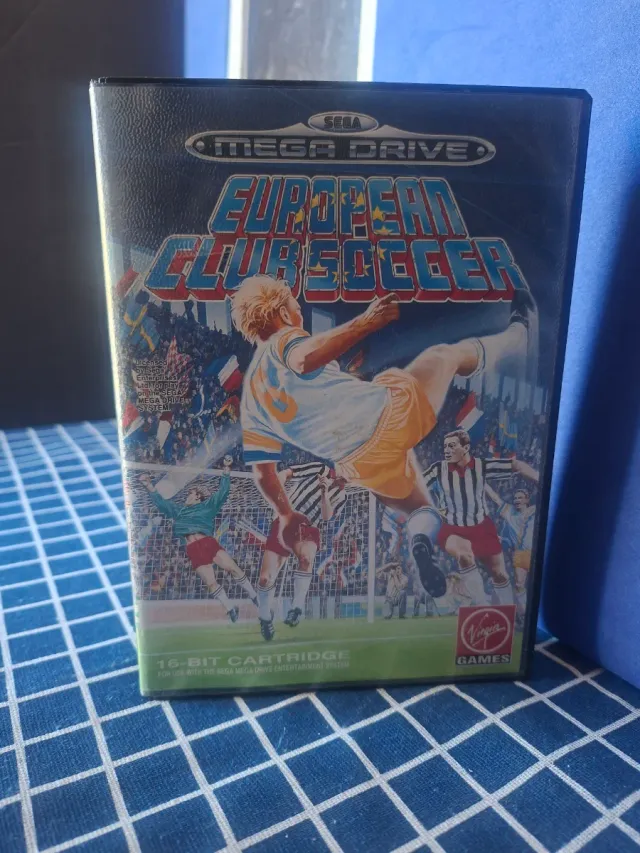 MEGADRIVE EUROPEAN CLUB SOCCER ORIGINAL