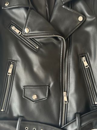 Chaqueta Biker Zara Negra