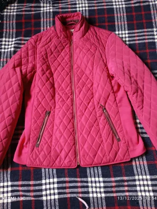 Chaqueta acolchada rosa