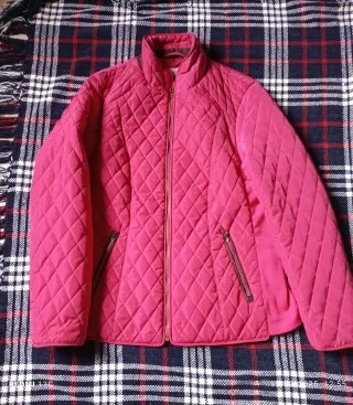 Chaqueta acolchada rosa