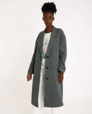 Abrigo largo t38 NUEVO gris