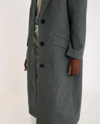 Abrigo largo t38 NUEVO gris