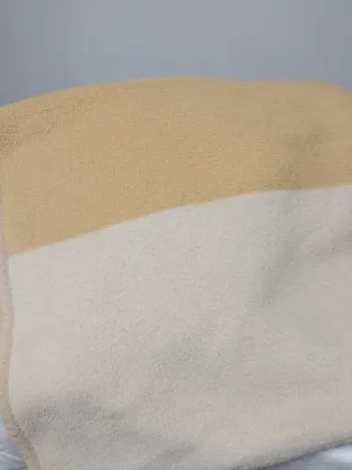 Manta Mora 135cm Fleece Beige/Marrón