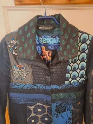 Abrigo Desigual Multicolor Talla M