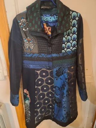 Abrigo Desigual Multicolor Talla M