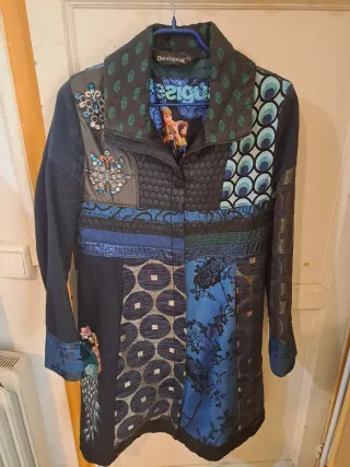 Abrigo Desigual Multicolor Talla M