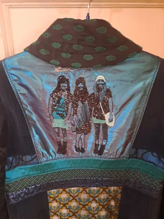 Abrigo Desigual Multicolor Talla M