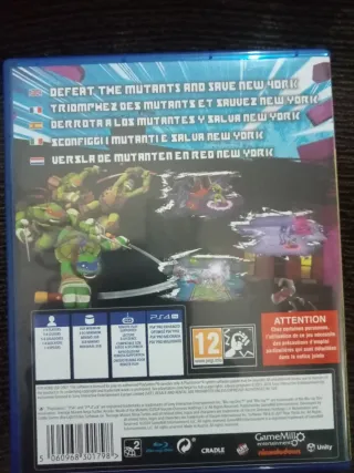 PS4 Teenage Mutant Ninja Turtles: Wrath of the Mut