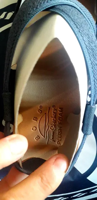 Sandalias Skechers Bobs Azul y Marrón