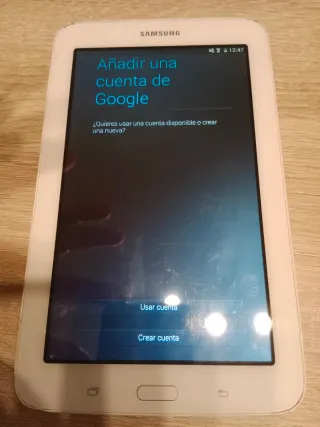 Tablet Samsung Blanca