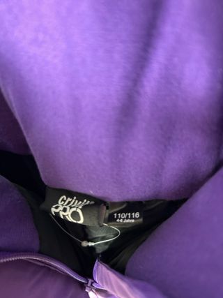 Pantaloncini da sci per bambina viola