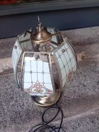 Lampada Tiffany Vetro e Metallo