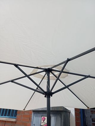 Outsunny Ombrellone da Giardino in Alluminio 260x235