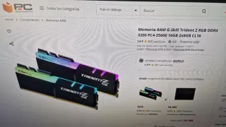 Memoria RAM G.Skill Trident Z RGB 16GB