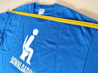 T-Shirt Homem Downloading XL
