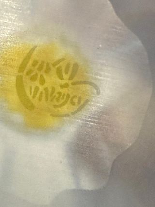 Daum France fermacarte fiore blu