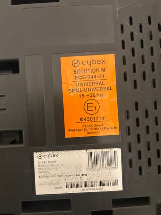 Alzador Cybex Solution M-Fix Negro