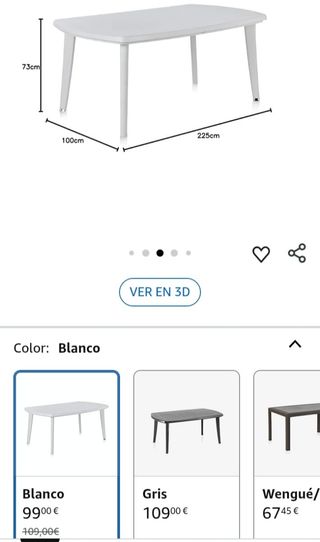 Mesa de jardín SP Berner Atlantic