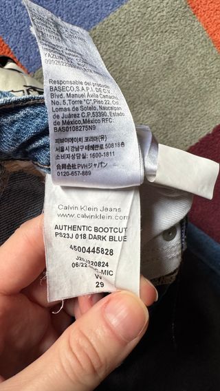 Vaqueros Calvin Klein Azules Talla 28