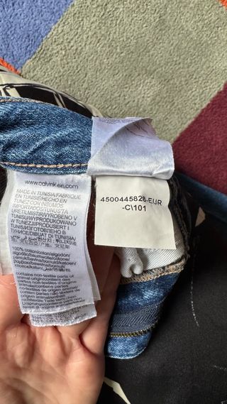 Vaqueros Calvin Klein Azules Talla 28