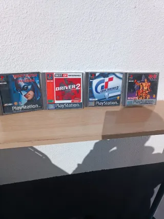 Lote 4 Juegos PS1: Batman Robin, Driver 2, Gran Turismo 2, Tekken 3
