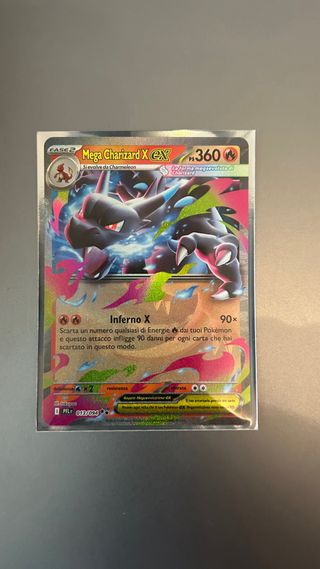 Mega Charizard X EX Fiamme Spettrali Carta Pokémon