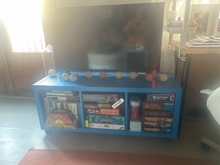 Mueble TV Kallax Ikea Azul