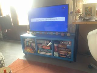 Mueble TV Kallax Ikea Azul