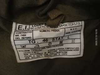 Giacca Militare Impermeabile Gorotex