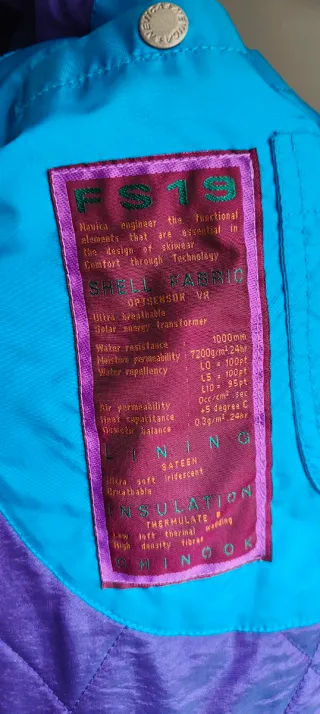 Chaqueta Nevika Vintage Marrón y Amarillo