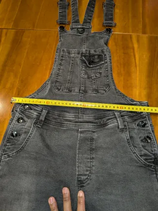 Pepe Jeans Peto Vaquero Gris Talla S