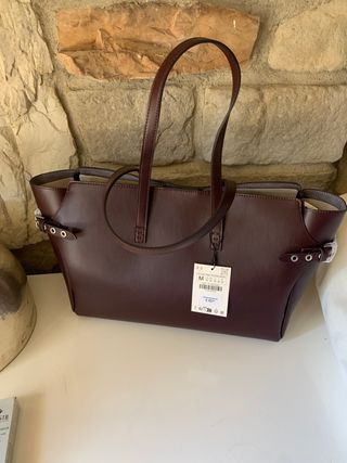 Borsa Zara marrone nuova super prezzo