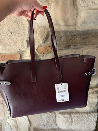 Borsa Zara marrone nuova super prezzo