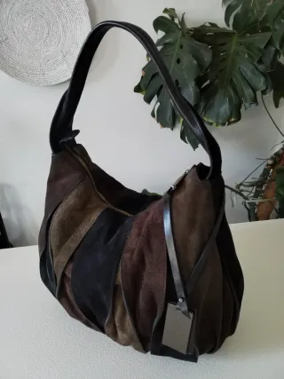 Borsa Coccinelle in camoscio – hobo multicolorr