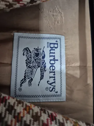 Chaqueta Burberrys Cuadros Vintage Mujer Talla 42