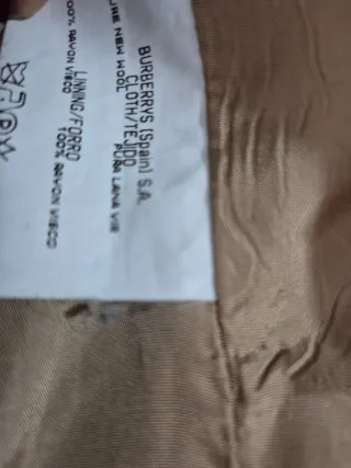 Chaqueta Burberrys Cuadros Vintage Mujer Talla 42