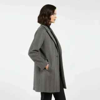 Abrigo lana S gris NUEVO