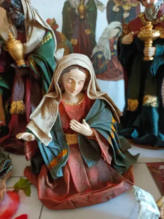 6 Figuras Belén Reyes Magos Pesebre
