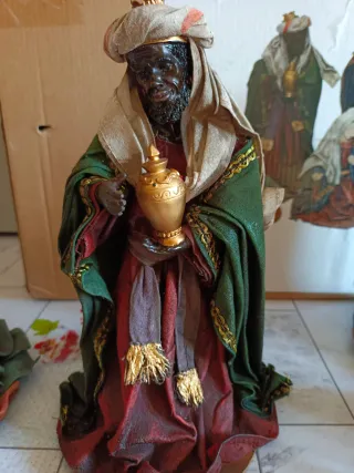6 Figuras Belén Reyes Magos Pesebre