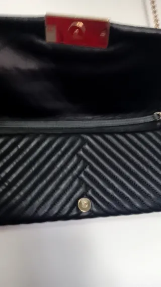 Bolso Carolina Herrera Negro Piel