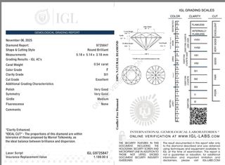 Pendientes Oro 18k Diamantes 1.04 Ct SI1/D