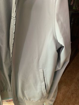 Cazadora reversible hombre gris