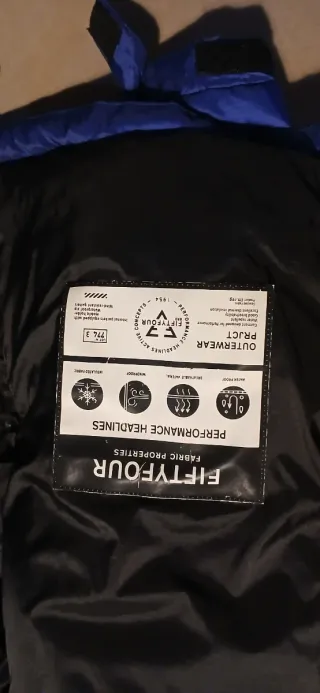 Giubbotto Fifty Four blu e nero