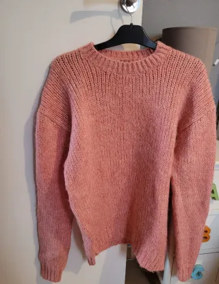 Jersey punto rosa Pull&Bear talla S