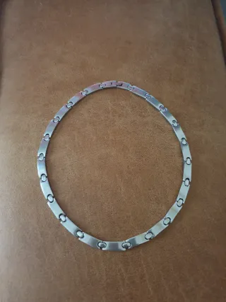 Catena argentata da uomo