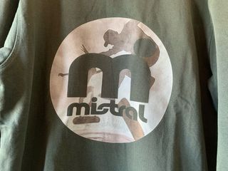 Felpa Mistral cotone verde oliva tg M