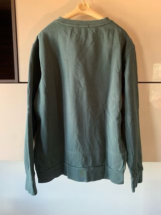 Felpa Mistral cotone verde oliva tg M