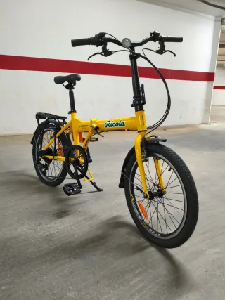 Bicicleta Moma Ricola Amarilla Plegable a estrenar