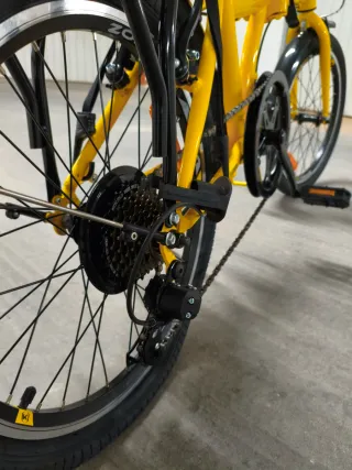 Bicicleta Moma Ricola Amarilla Plegable a estrenar